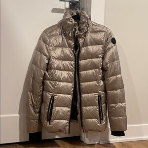 DKNY Tan Puffer Jacket XS